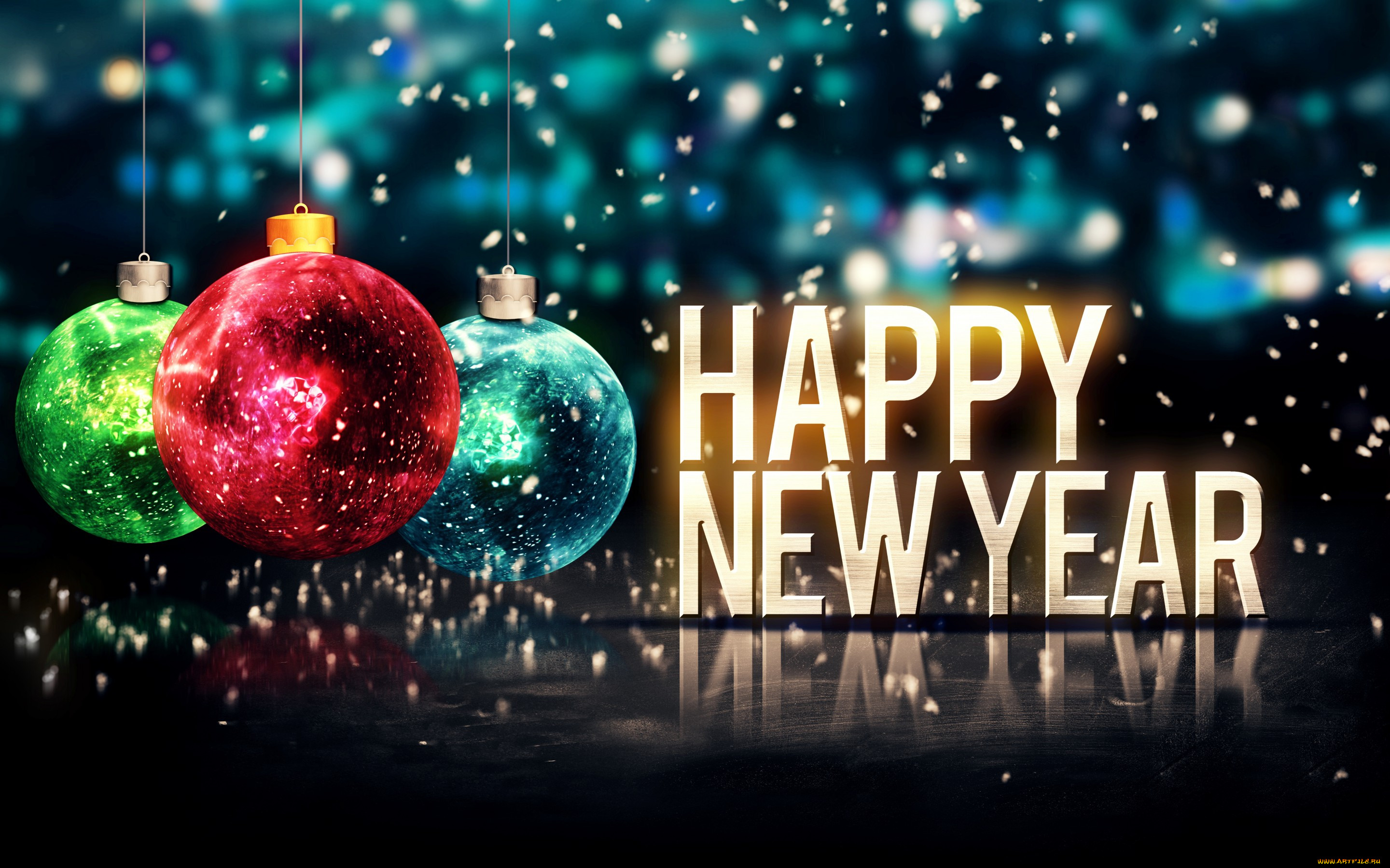, -  ,  , , , , balls, christmas, merry, new, year, happy, 2015